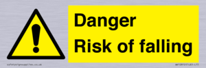 Danger Risk of falling